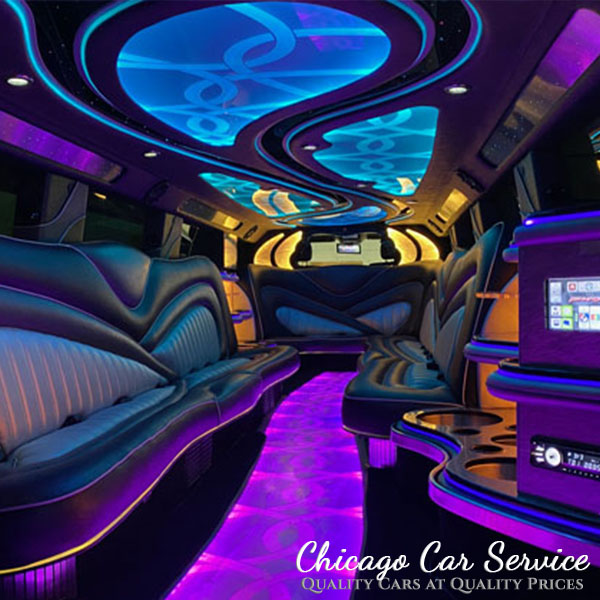 H2 Hummer limousine interior